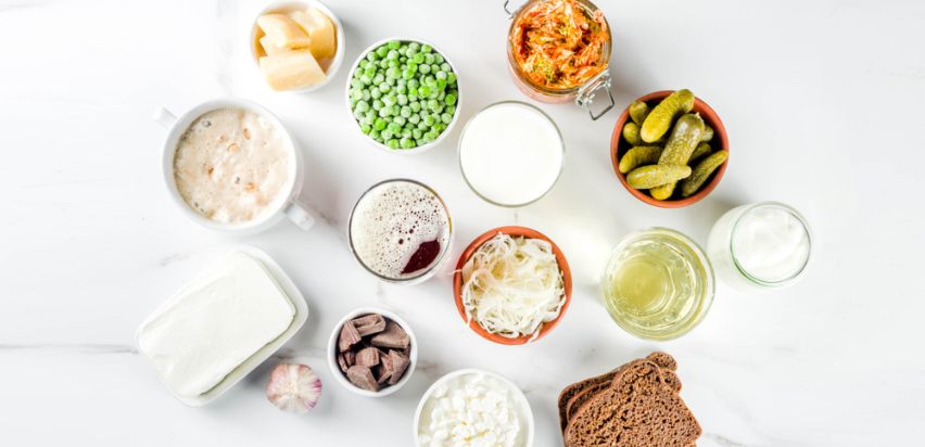 A selection of healthy foods.